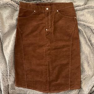 Levi’s Corduroy Pencil Skirt